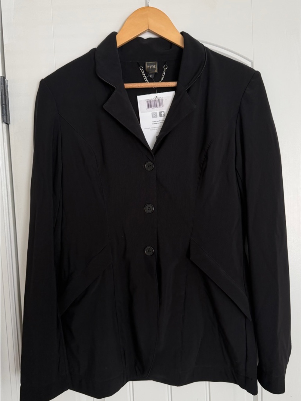 FITS® Ladies’ Zephyr II Black Mesh Hunt Coat